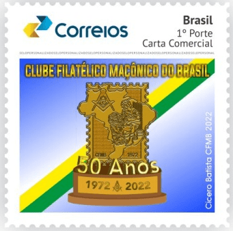 50 anos do Clube Filatélico Maçônico do&nbsp;Brasil